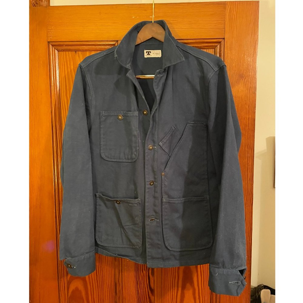 Tellason Denim Chore Jacket Men’s M Navy Blue